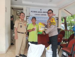 Gerakan Pangan Murah Wilayah Polsek Johar Baru, Warga Antusias Dapatkan Beras Harga Terjangkau”