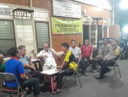 Jaga Jakarta Aman, Bhabinkamtibmas Kemayoran Intensifkan Cooling System dan Silaturahmi Warga