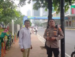 Polsek Metro Menteng Amankan Liputan Detik Sore On Location Bertema ‘Indonesia Langgas Berenergi’ di Sarinah