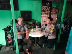 Brigadir Yayat Sambang Ketua RW 04, Perkuat Sinergi Jaga Kamtibmas di Kebon Kosong