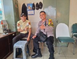 Bhabinkamtibmas Pegangsaan Intensifkan Patroli Dialogis di Gedung ESDM EBTKE Antisipasi Gangguan Kamtibmas