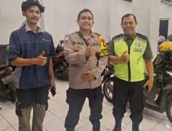 Bhabinkamtibmas Pegangsaan Tingkatkan Keamanan Lewat Patroli dan Himbauan Kamtibmas di Gedung Absolute