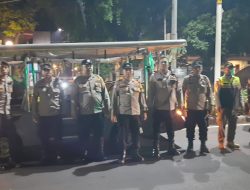Cegah Guankamtibmas, Tiga Pilar Menteng Sisir Jalan Teuku Umar Pastikan Situasi Aman Kondusif
