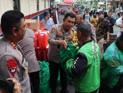 Jaga Jakarta, Kapolres Metro Jakarta Pusat Resmikan Gerai Rakyat Mart untuk Komunitas Ojol di Menteng