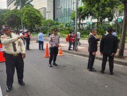Polsek Menteng Amankan Simulasi Latihan Kebakaran di Menara BCA Thamrin, Wujud Sinergi Cegah Kebakaran di Pusat Kota