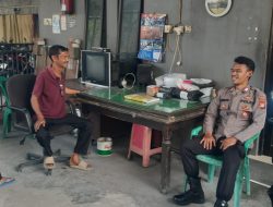 Patko 1012 jalin kedekatan dengan warga saat strong point di Kelurahan Cideng