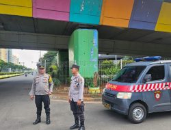 Rutin Gelar Patroli Siang, Polsek Kemayoran Pastikan Keamanan Wilayah Tetap Kondusif