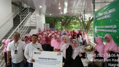 Kepedulian Tanpa Batas, BRI Peduli Kanca Cibubur Berbagi untuk Warga