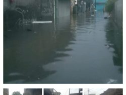 Diguyur Hujan Kampung Sawah Indah Pulogebang, Cakung kebanjiran sampai Lutut Orang Dewasa