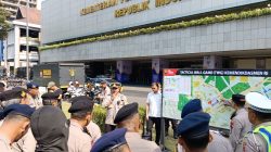3.225 Personel Disiagakan Pelayanan Aksi Unjuk Rasa Memperingati Hari Pendidikan Nasional Dibeberapa Titik di Wilayah Polres Metro Jakarta Pusat