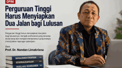 Lulusan Perguruan Tinggi Tak Cukup Cari Kerja, Harus Mampu Ciptakan Lapangan Kerja