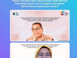 Inovasi dari Masyarakat untuk Masyarakat, Kepulauan Seribu Dorong Teknologi Tepat Guna Bernilai Ekonomi*