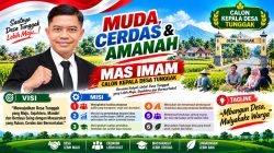 Usung Tagline Mbangun Desa, Mulyakake Warga, Mas Imam Siap Maju di Pilkades Tunggak